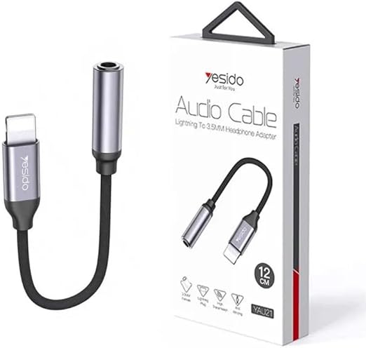 Audio Cable, 3.5mm to Lightning Adapter for Headphones