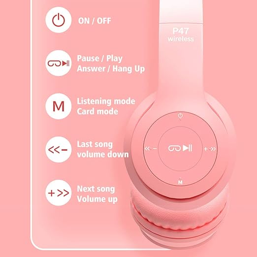 TGUS Small Wireless Gaming Headset