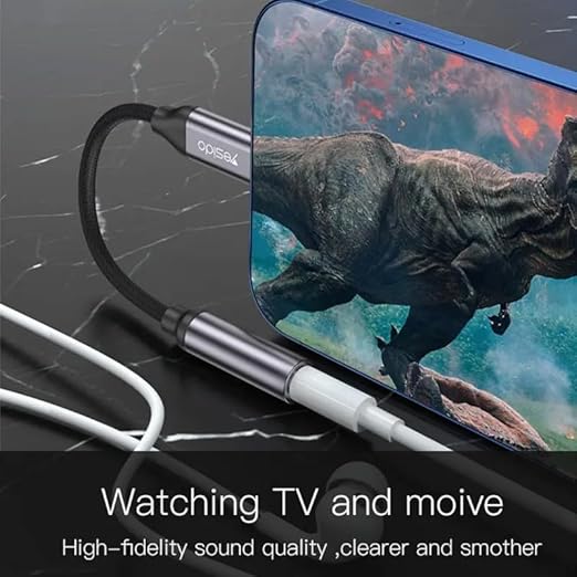 Audio Cable, 3.5mm to Lightning Adapter for Headphones