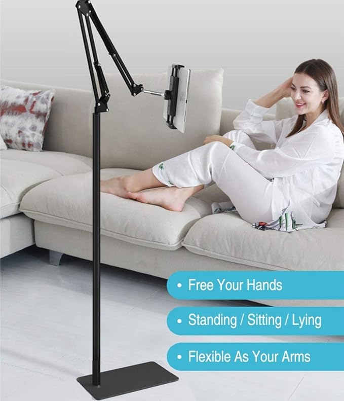 Floor Stand Tablet Holder 2*1 360 Rotation