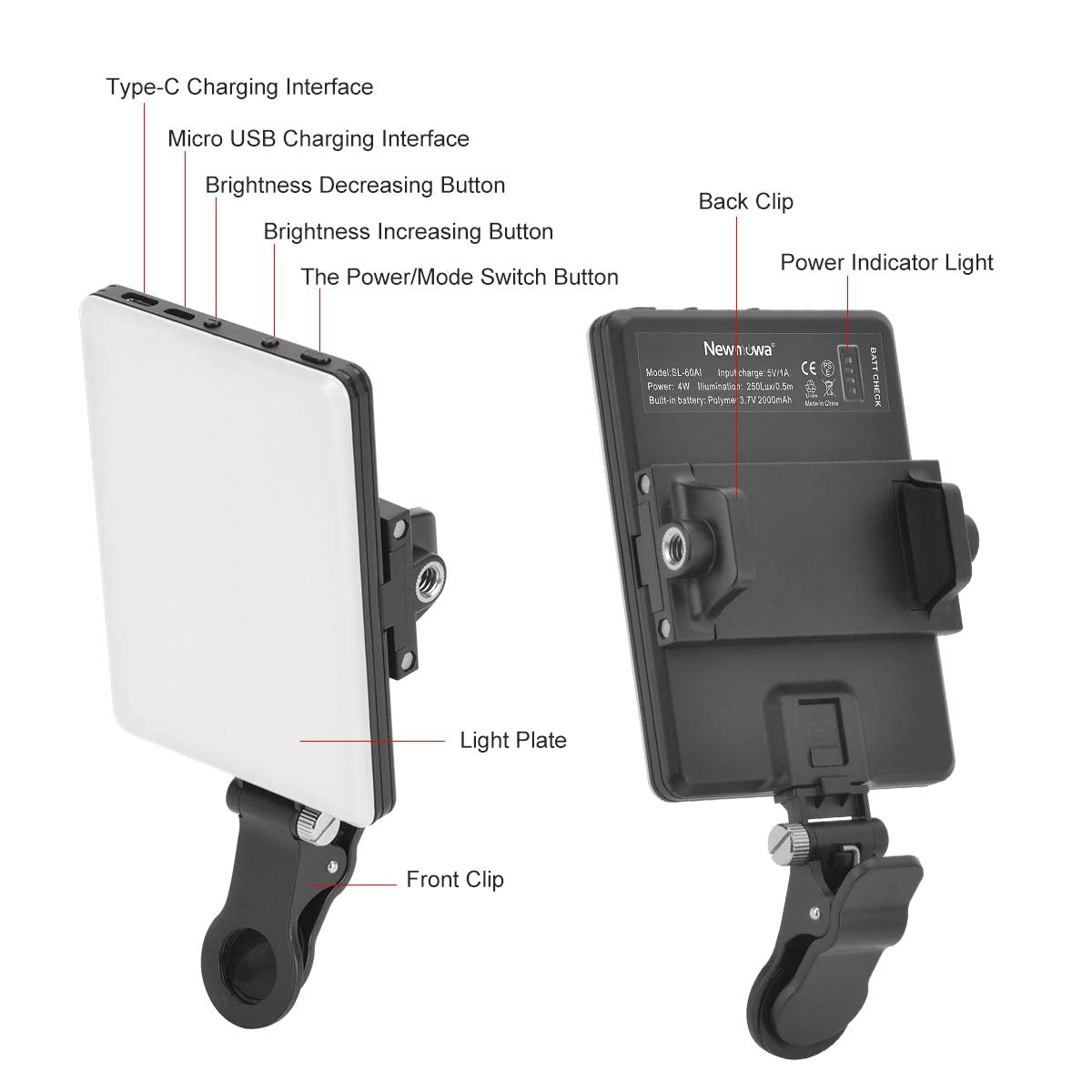 LED High Power Rechargeable