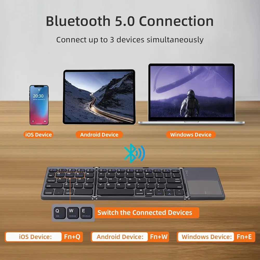 Tolisom Foldable Keyboard