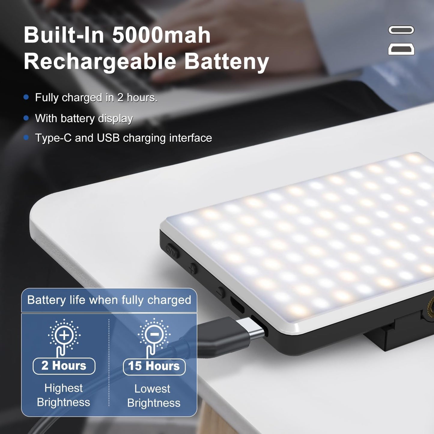 LED High Power Rechargeable