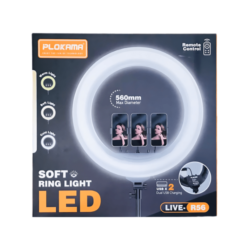 Plokama R56 Soft LED Ring Light