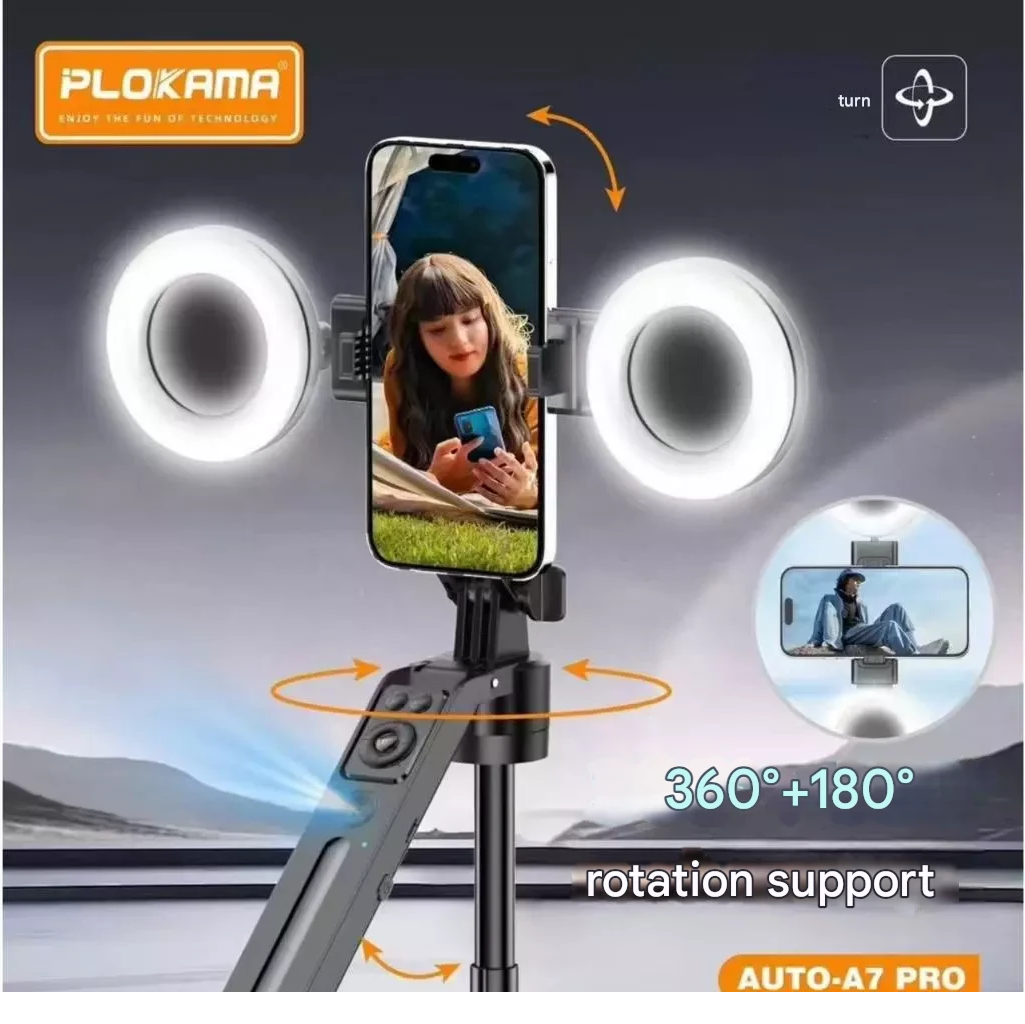 Tripod Selfie Stick Plokama A7 pro