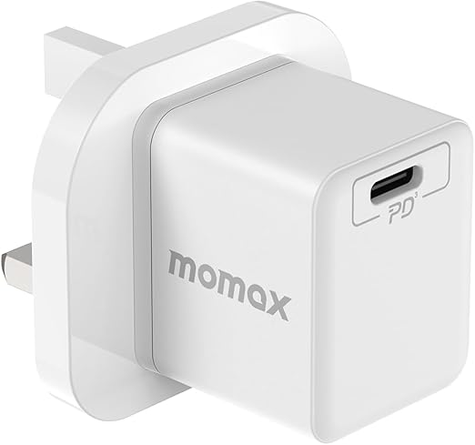 MOMAX Mini Charger One Plug 20W USB-C  White