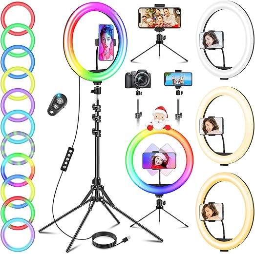 Ring Light with RGB Modes
