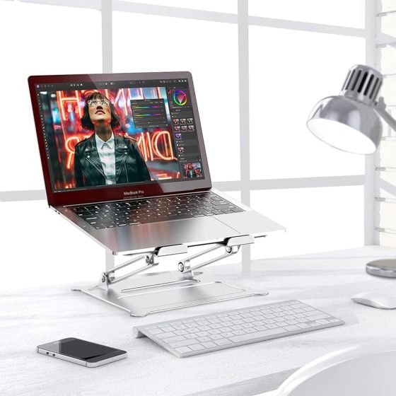Stand tablet & laptop for desk foldable